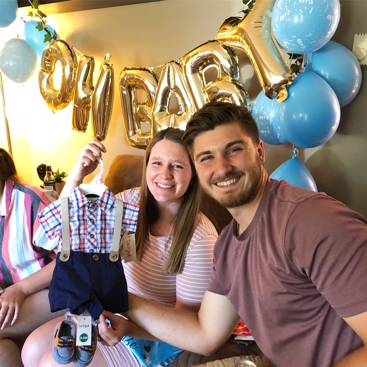 Going to be one of the best dressed little men around! Can’t wait to meet this guy. #babyswag