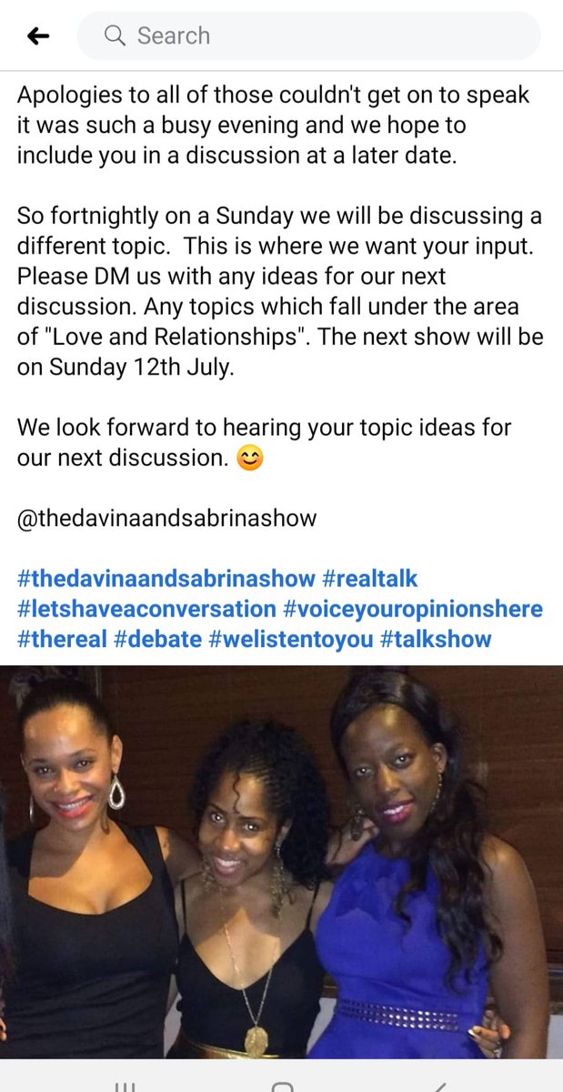 Davina Cole tweet media