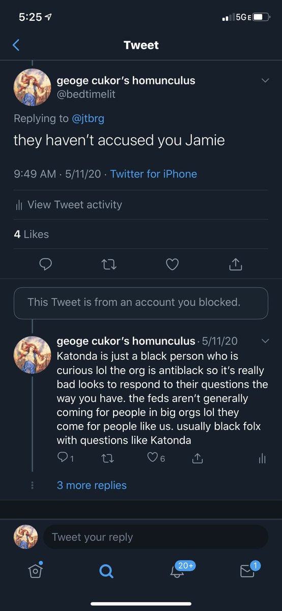 how i called in Jamie. not sure if i have the DMs anymore but trust me i’ll check. the first screen is a nonblack dogpiler who Jamie actually told to back off after the call in.