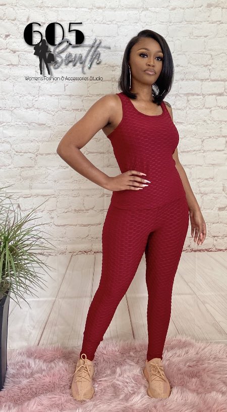 Shop605South's tweet photo. #NewInventory in Stock💥💥💥

💥Wine Two Piece Set
💥Available in S/M and L/XL

Shop this Look and More:
https://t.co/WHVQpTifBW

#Shop605South #Gym #Athletic #Exercise #Running #Walking #GetFit  #fitnessjourney #fitnessmodel #fitnessaddict #fitnessgoals #fitnesslifestyle https://t.co/iBb9wU8QrT