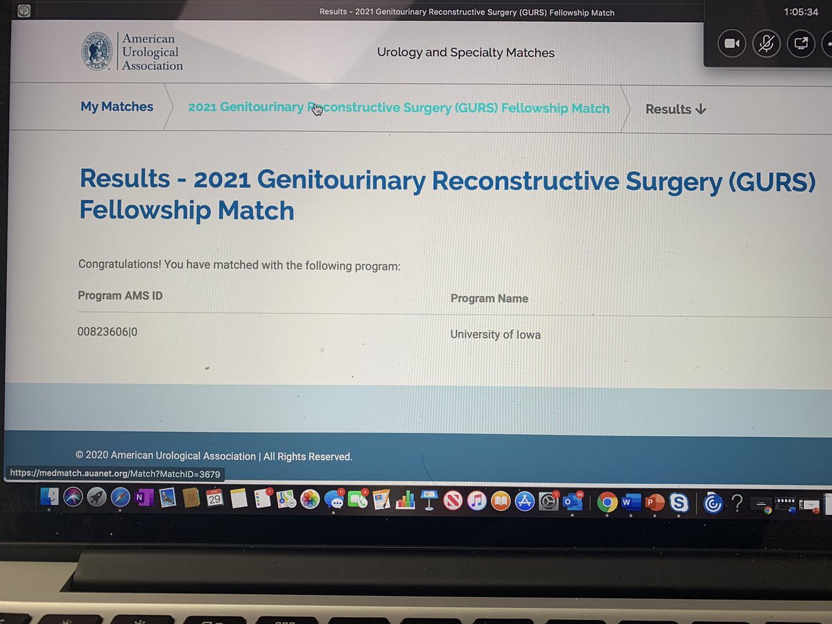 Very excited to find out I’ll be sticking around Iowa City with @AmyPearlman1 & @baerickson29 just a little bit longer. #GURS #GURSMatch #IowaUrology