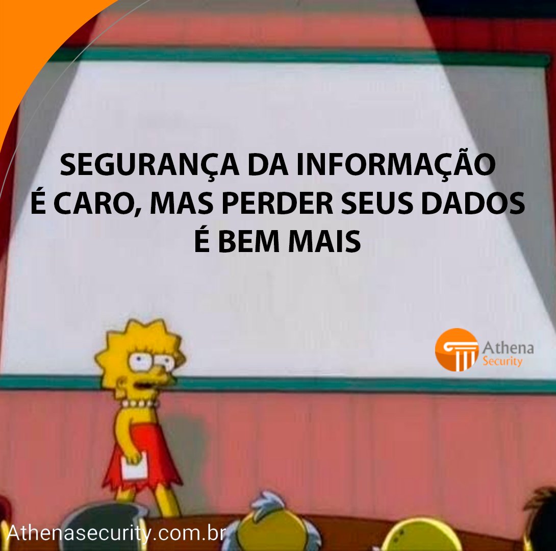 Athena_TI's tweet photo. Os fatos de Lisa merecem sua atenção 😂😂😂
⠀⠀⠀⠀⠀⠀⠀⠀⠀⠀⠀⠀⠀⠀⠀⠀⠀⠀⠀⠀⠀⠀⠀⠀
#AthenaSecurity #AthenaMeme #Humor #TechMemes #TI https://t.co/TzfKp8DVCs