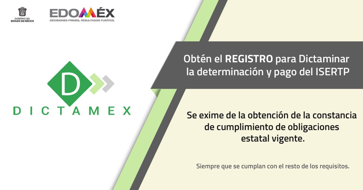 colegiocpmexico's tweet photo. Se exime de la obtención de la constancia de cumplimiento de obligaciones estatal vigente. Obtén tu registro para dictaminar ante #Dictamex. Consulta https://t.co/RMiv6Jt3ek https://t.co/0NupxATTui
