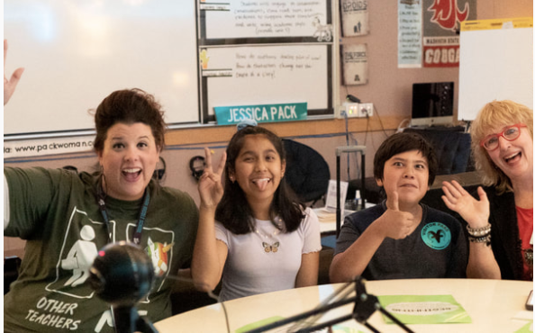DSsavesworld's tweet photo. Listen to Episode 5 of Storytelling Saves the World: A Podcast about #DigitalStorytelling in K-12 Classrooms. https://t.co/KvzHRJQZ3t Hear Niki and Enrique share about their personal movie projects on illness and immigration. #gotstory #caedchat #edtech #edchat #stuvoice https://t.co/Ix4E2hk3WV