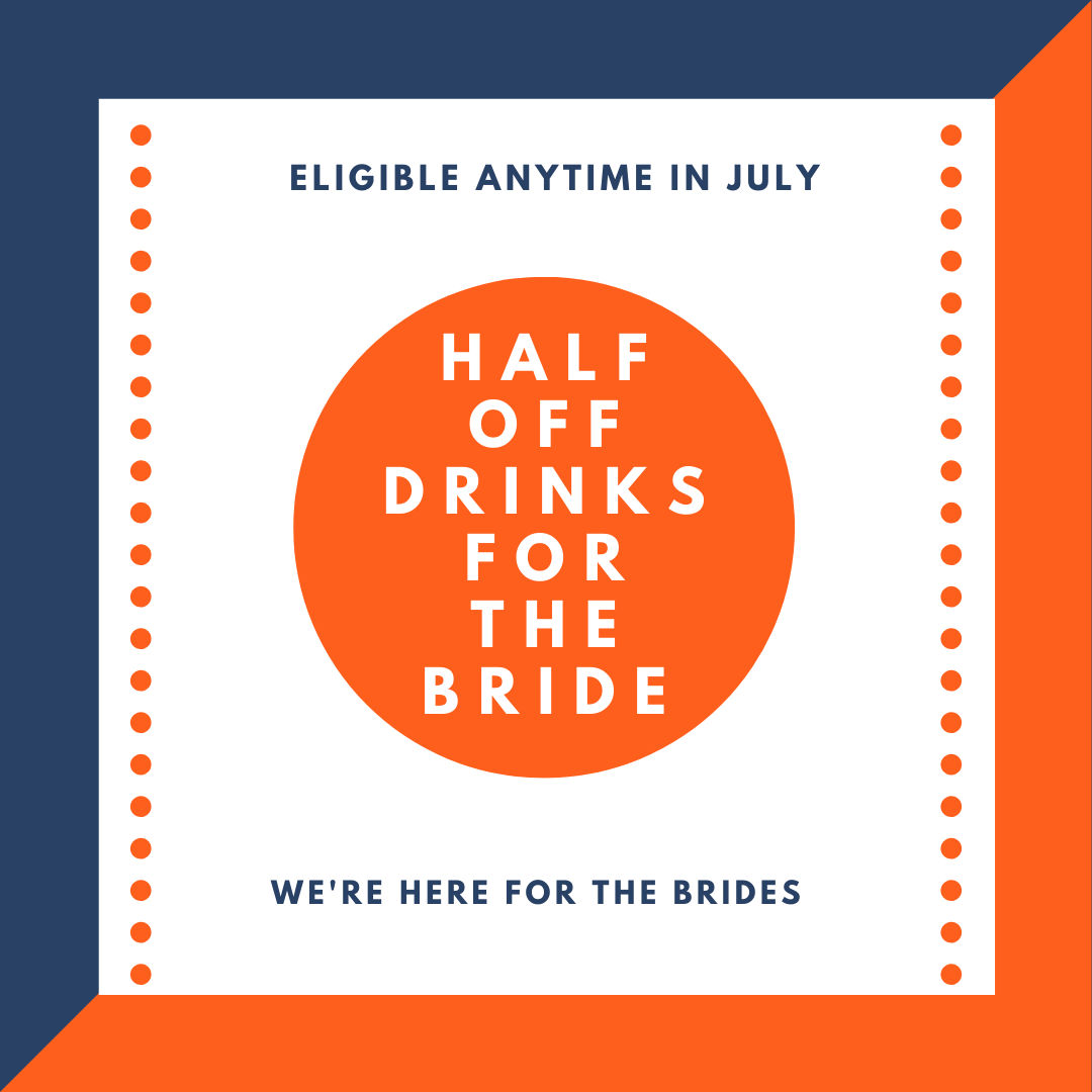 makers_social's tweet photo. Reminder to all of the brides out there! We still want to treat you with half off drinks🍻 🥂 https://t.co/yYMLUbkoPR