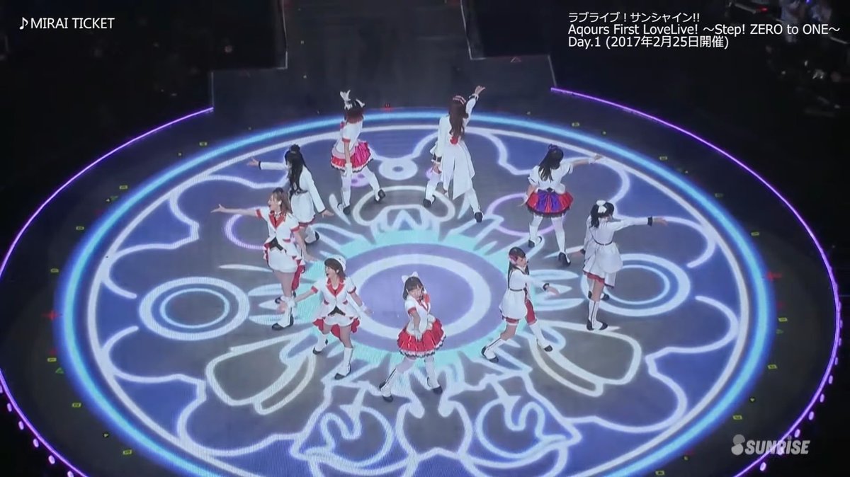 IdolHourPod's tweet photo. Mirai Ticket from Aqours' first live has been released on the official Love live YouTube page!

#lovelive #ラブライブ  #Aqours5周年 #ラブライブ10周年 

https://t.co/w9zp7bAm8w https://t.co/7Rqd6VYfZT