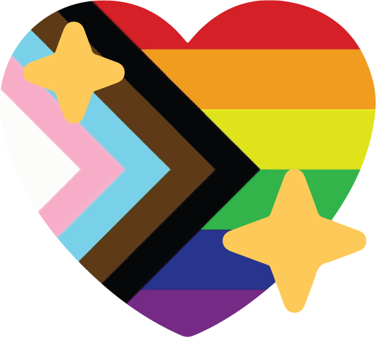 My partner asked me to make some pride flag sparkle hearts for her discord server! I know these have been done a lot, but it was nice to make my own :3