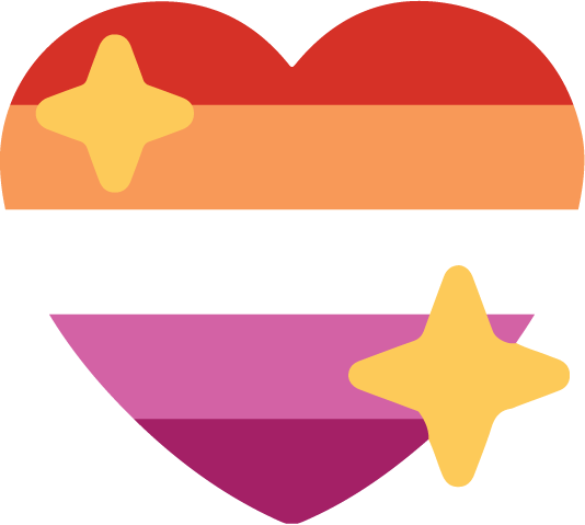 My partner asked me to make some pride flag sparkle hearts for her discord server! I know these have been done a lot, but it was nice to make my own :3