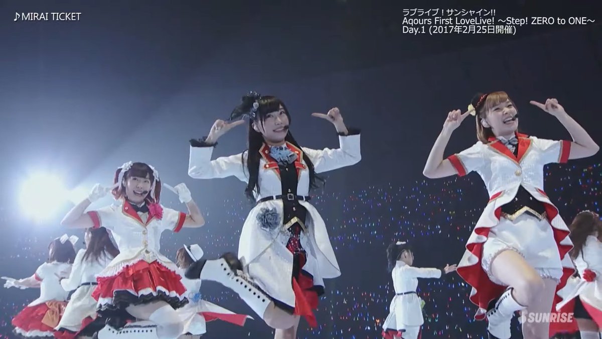 IdolHourPod's tweet photo. Mirai Ticket from Aqours' first live has been released on the official Love live YouTube page!

#lovelive #ラブライブ  #Aqours5周年 #ラブライブ10周年 

https://t.co/w9zp7bAm8w https://t.co/7Rqd6VYfZT