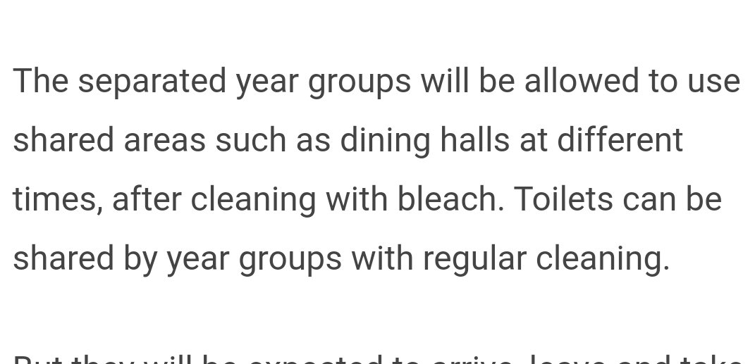 33/ Staggered break and lunch so they can use the same area but with cleaning in between. Back to basic logistics again. 15 min lunch 10 min clean, 7 year groups is about 3 hours so will need how do we staff that and provide cleaners? Different toilet per year group as well