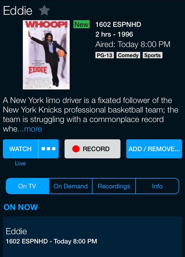 JefferyCorbett's tweet photo. Hey @Uverse Your app got this one wrong — this #Eddie is about #CoachSutton not the 1996 comedy with @WhoopiGoldberg  #okstate #pokes @okstate @OSUMBB #HallOfFame https://t.co/yPGwgrfTo8