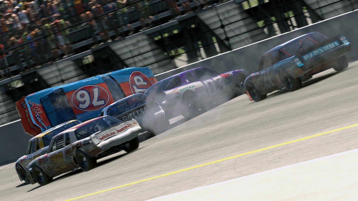 justinmelillo's tweet photo. The race stays green, they take the white, but then disaster on the backstretch!
Craig Arvanites UP AND OVER! Trevor Perry, Nick Holland, and Dylan D Thomas involved.
(unpack part 2)
#Firecracker200 | #Fireweeks | @eRacr_gg https://t.co/dAiTKfR7hj