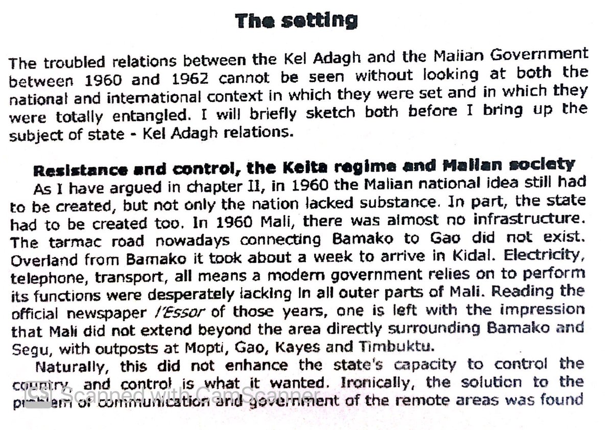 Mali in 1960s was essentially a feudal state despite Marxist ideals. Transportation was hard, & communication primitive. Government controlled little directly outside of Bamako, & relied on regional governors to rule in their name.