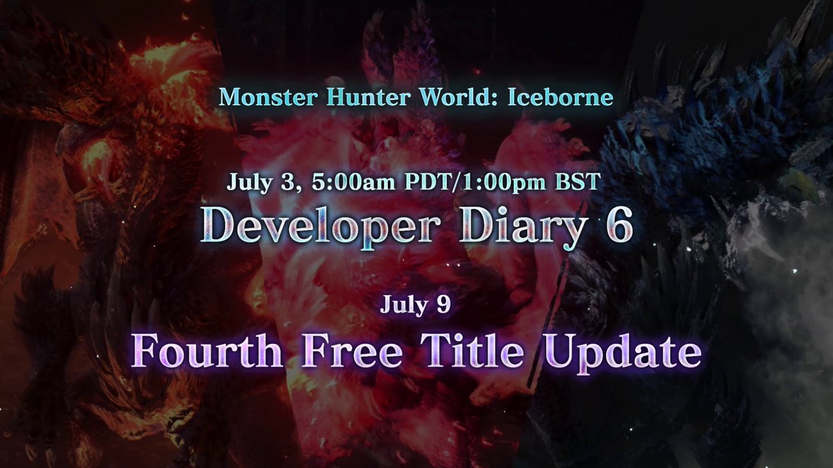 Capcom объявила дату выхода четвертого бесплатного дополнения для Monster Hunter World: Iceborne