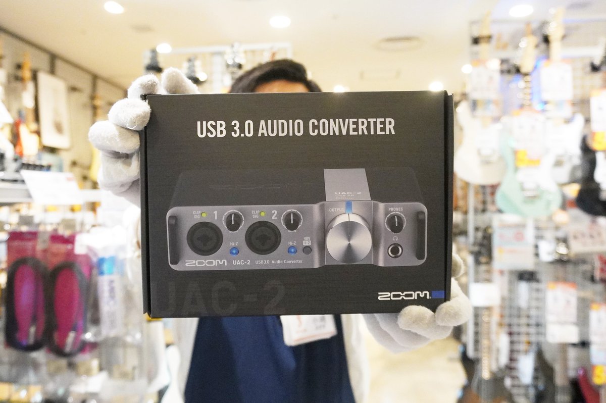 shima_kokura's tweet photo. 【オーディオインターフェイス】
❗🔺緊急入荷🔺❗
#ZOOM UAC-2 入荷しました!
PC/Mac iPadで使用できる
USB3.0対応モデルです!!
現在入荷の少ない商品です
是非この機会をお見逃しなく!
詳細・購入はコチラ!
https://t.co/kjL3TVwDdy
#UAC2 https://t.co/bOCCxOtoRG