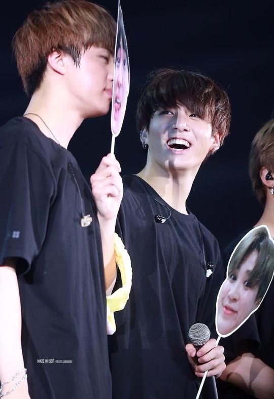 jinkook- the oldest and younger brother who love to tease each other