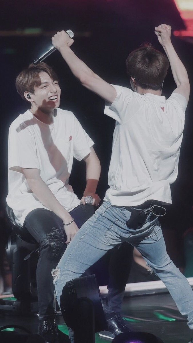 jinkook- the oldest and younger brother who love to tease each other