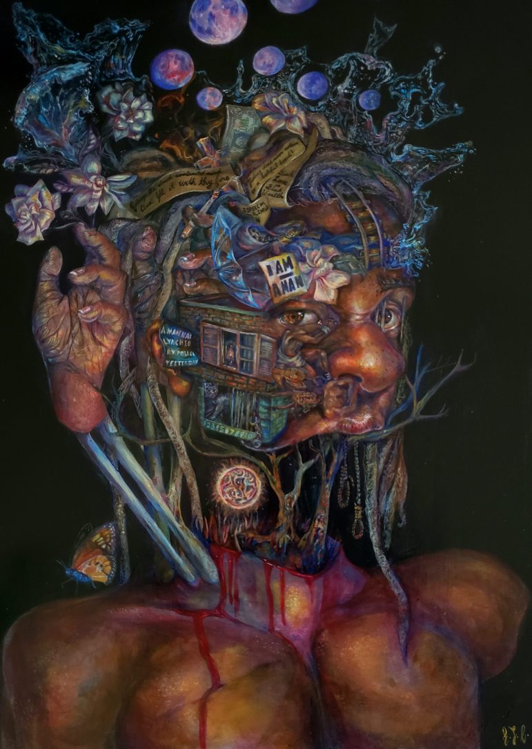 DavisCenter1's tweet photo. This incredible piece of art is done by #WilliamsCollege 's own Manny Copeland '23! #BlackLivesMatterProject #WilliamsStudentUnion and #WilliamsCollegeLibrary https://t.co/2yoFbvYNHw looking for submissions.... https://t.co/FRWyuBfQ1A