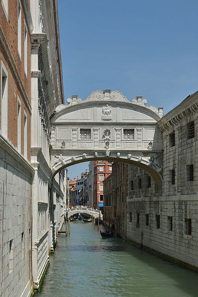 Casanova was imprisoned in "The Leads", which was a prison of seven cells on the top floor of the east wing of the Doge's palace, reserved for prisoners of higher status and named for the lead plates covering the palace roof.