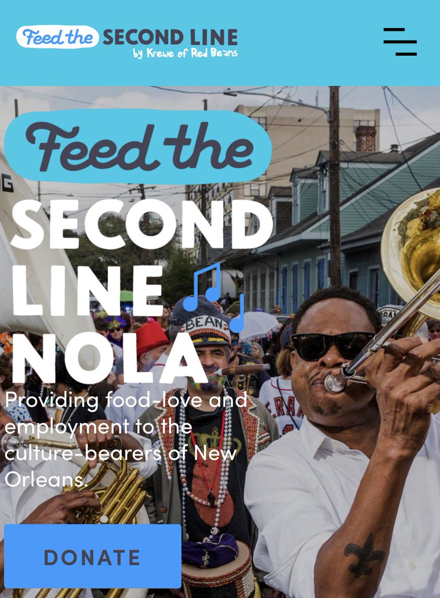 tinaPNW's tweet photo. Donated. ✅ #feedthesecondline #secondline https://t.co/tO3pW3wbtT https://t.co/psul4pkFm8