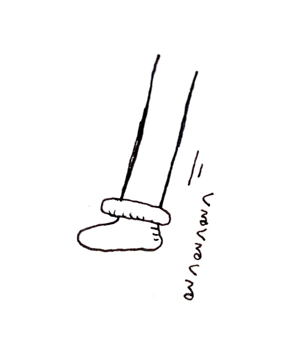 ハイソックス
くるくるしがち? 