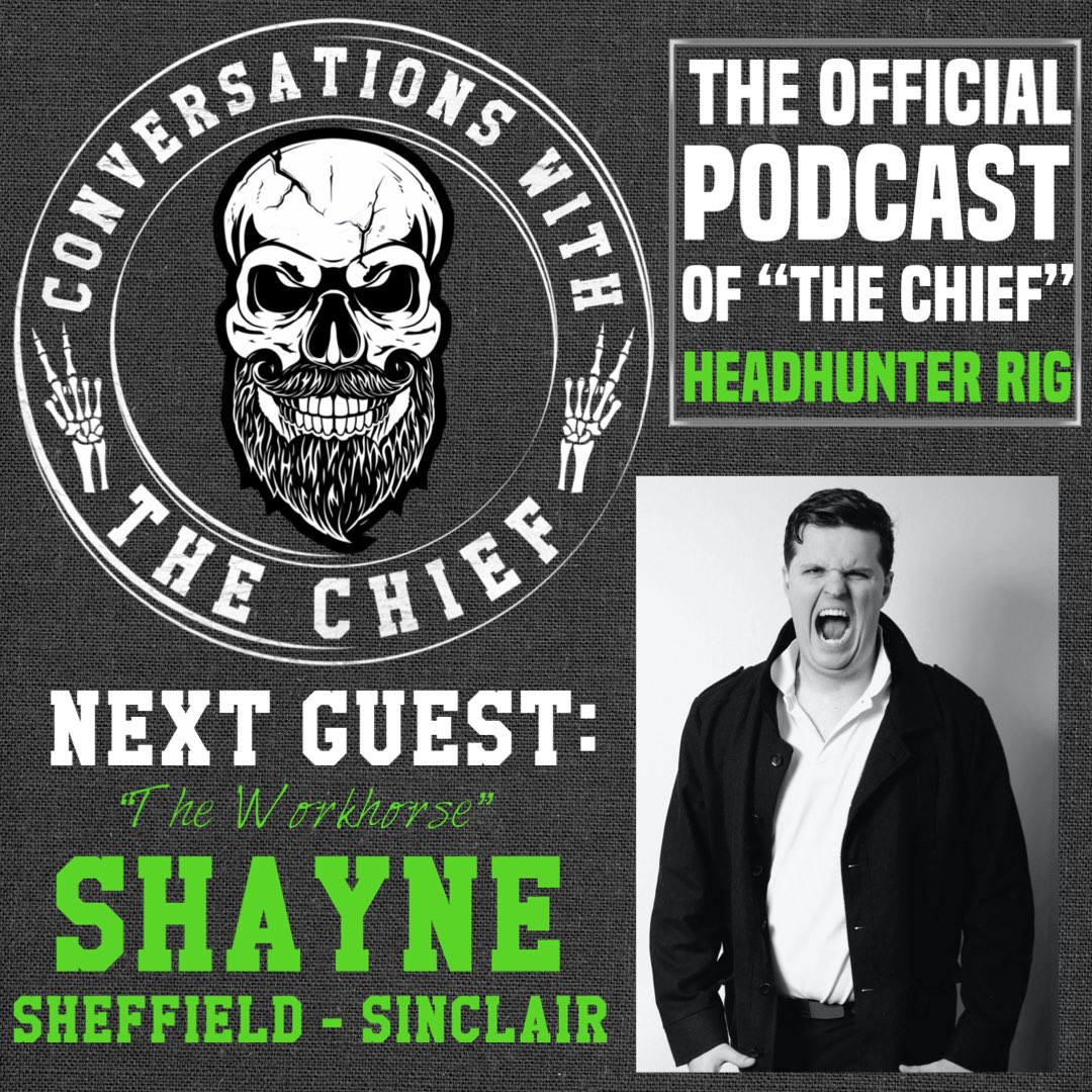 TheChiefRig's tweet photo. #ConversationsWithTheChief Ep09 - Shayne Sheffield-Sinclair. Been through most of my wrestling experiences with $$$ so it was good to reflect back! Also, how he’s been a vital part in the growth of Aussie Wrestling. Enjoy this ep with the King of the Hill 🤙🏽 #HeadHunterRig https://t.co/62GYlkOv0t