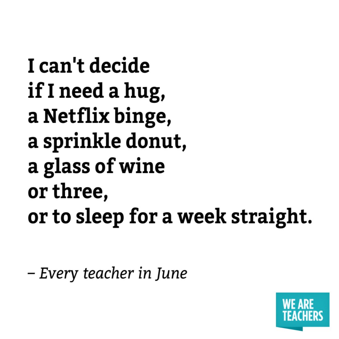 WeAreTeachers's tweet photo. Yep. #teacherlife https://t.co/NpTGLeHD1q