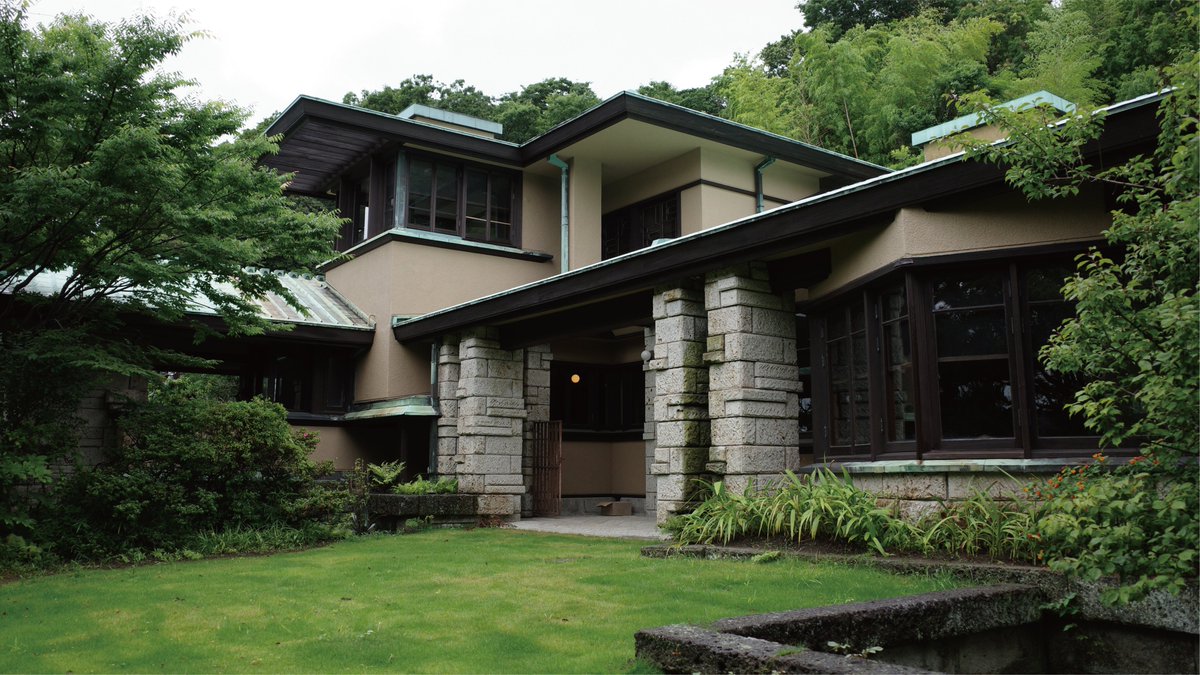 OBD_ono's tweet photo. 【ロゴデザイン事例】 
神奈川県葉山町にある「加地邸」のロゴをデザインしました。

加地邸はフランク・ロイド・ライトの弟子、遠藤新が設計し、登録有形文化財にも指定されています。 

保存活用のための改修工事が完了し、宿泊施設・撮影スタジオとしても運用される予定です。 https://t.co/9wGlVZBWjz