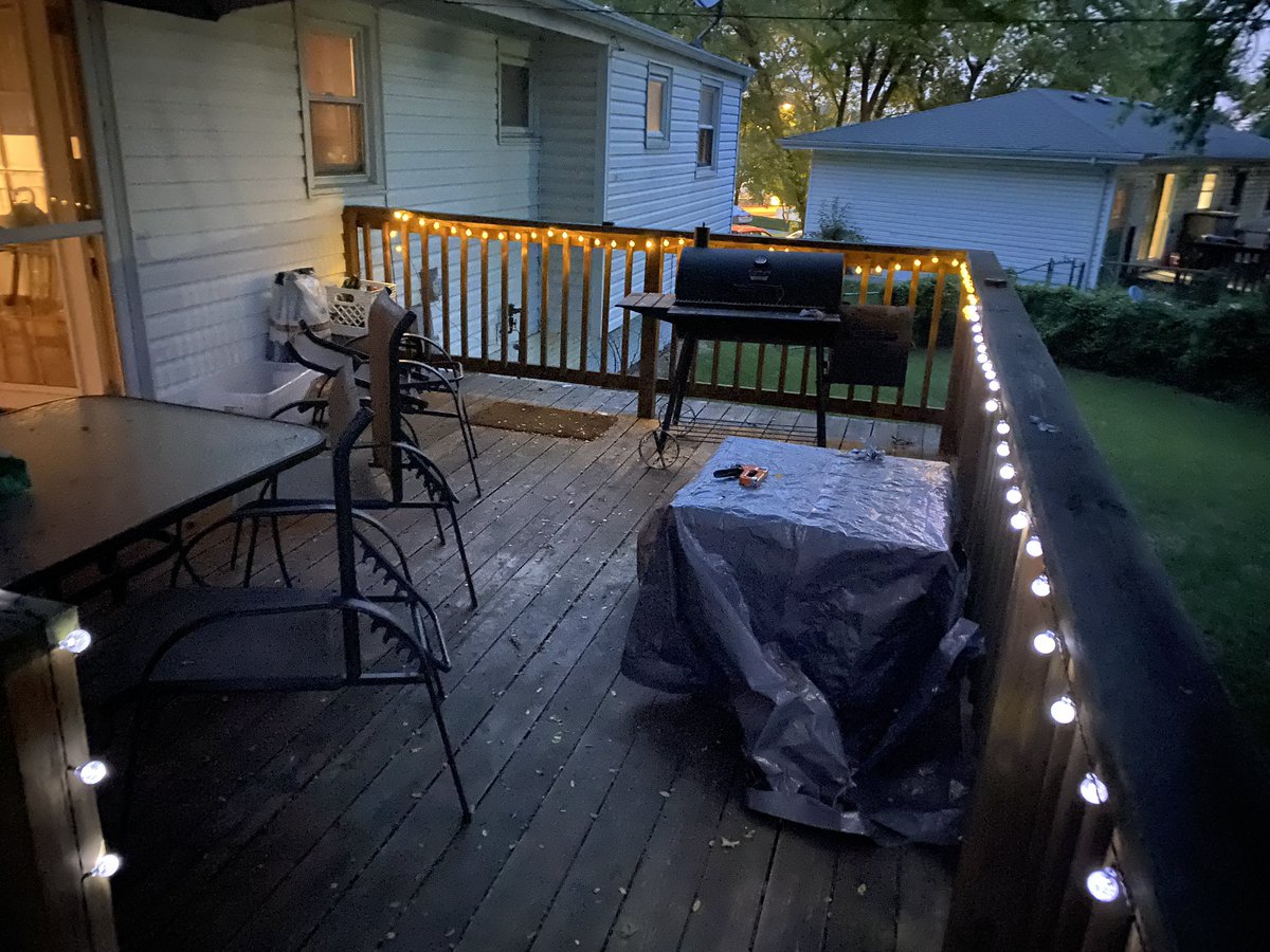 davemerrill89's tweet image. Got the #decklights up and working. Loving the progress. #decklife #allaboutthedeck #decklighting