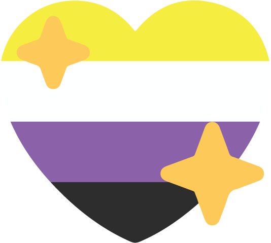 And Finally Non-Binary and Intersex! These are all made for discord emotes, and are free to use for yourself or your server!