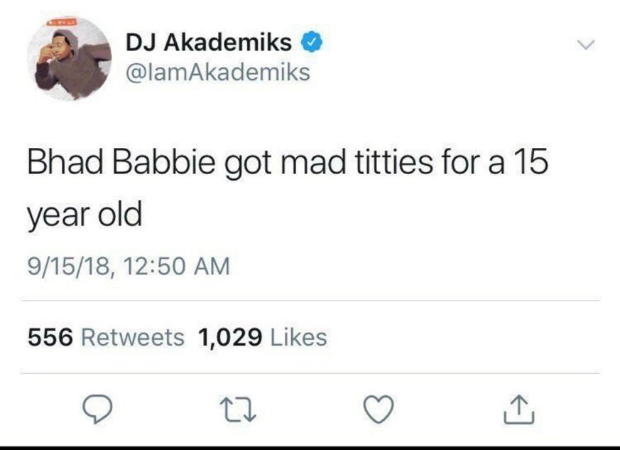 1DJFirstClass's tweet photo. While Akademiks Trending, Don’t Forget This........

I Would’ve “This You?”d His Ass But He Blocked Me 😅 https://t.co/3V6vqPs3uk
