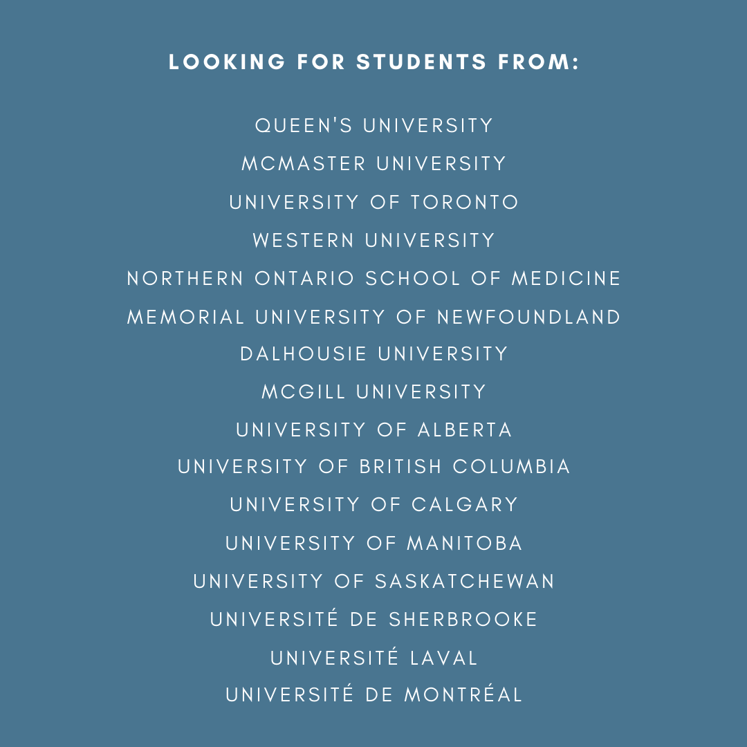 CreatethruCOVID's tweet photo. We are looking for students from all Canadian medical schools to join our team to help increase promotion of the organization. Low commitment role to advertise our posts/updates to your school communities! Apply here:

https://t.co/GJNXPxa6pH https://t.co/e7Cse7hnpq
