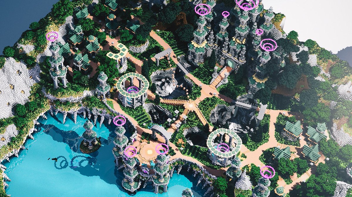 Built a spawn for 90$ #Minecraftbuilds #Minecraft <a href="/XasanikB/">Xasanik | Xasi Minecraft builder</a>