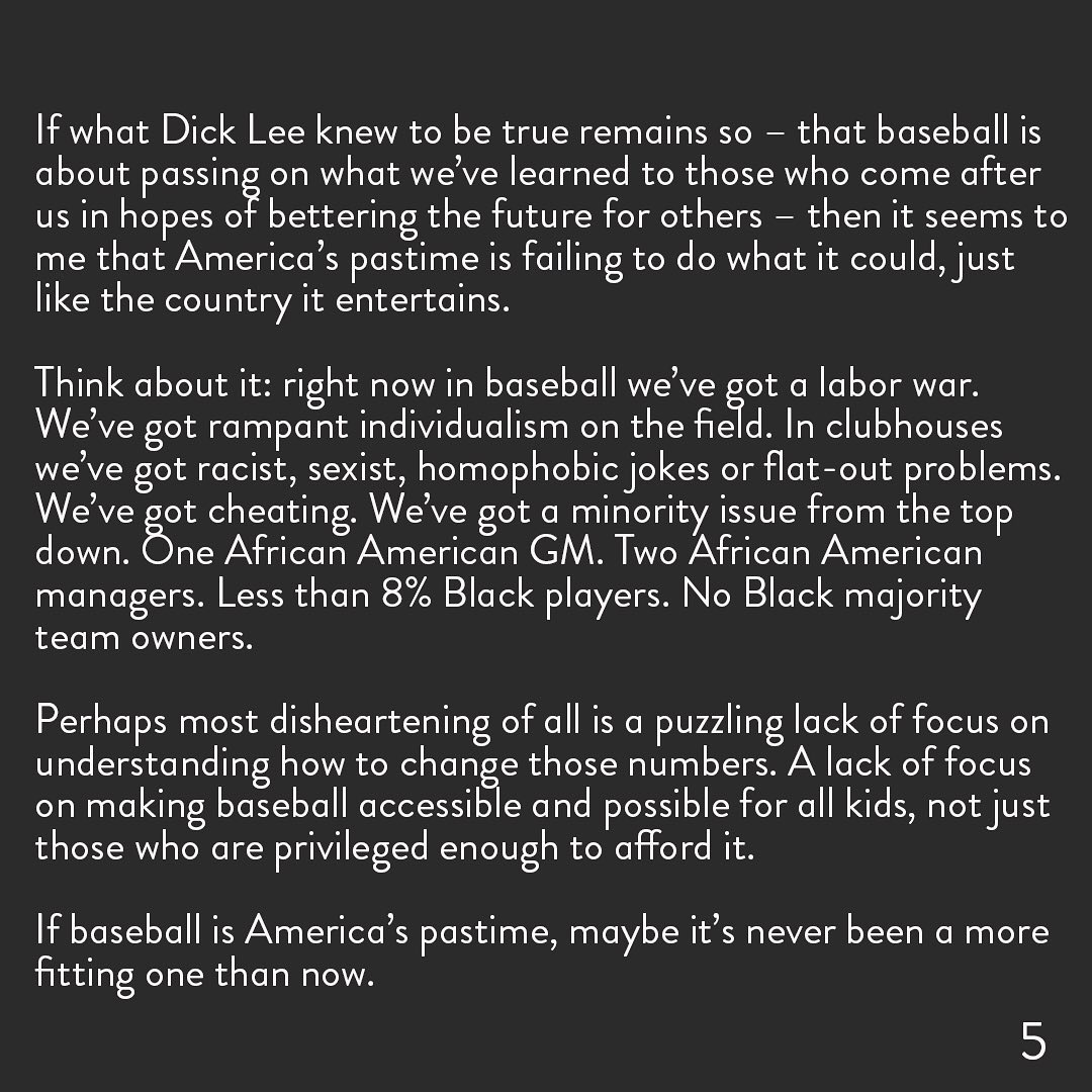 In a very powerful Instagram post, Ian Desmond explains why he's opting out of the 2020 season. https://www.instagram.com/p/CCCp7aSptTr/?hl=en