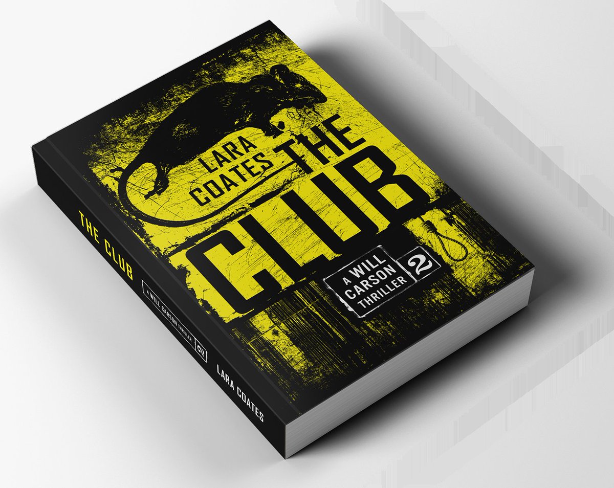 LaraCoates3's tweet photo. COVER REVEAL - THE CLUB
Book 2 in the Will Carson thriller series. Enter a dark, twisted and secretive game where the highest bidder takes all. #CoverReveal #booklaunch #Thriller #indieauthors https://t.co/thooYhmcyI