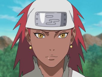 Karui Akimichi Anime : Naruto shippudenKarui est une kunoichi, elle fait partie du l’équipe Samui.Elle est très impulsive, mais reste malgré tout bienveillante envers les autres.