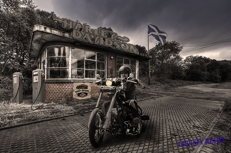 JimGordon46's tweet image. Cruisin Retro , 7 image composite took me around 4 hours , the biker was originally in a crap street .