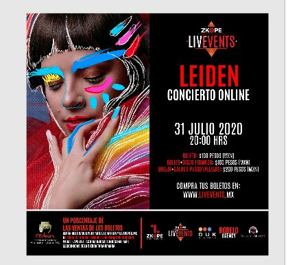 frequencymx's tweet photo. LEIDEN
PREPARA SU PRIMER CONCIERTO ONLINE CON MUCHAS SORPRESAS

Escucha Impulso Natural en Spotify
Dale Play videoclip HORIZONTE ARTIFICIAL experimento de cuarentena
@laLeiden

https://t.co/IvE3YB0189 https://t.co/i2MV83U1jN