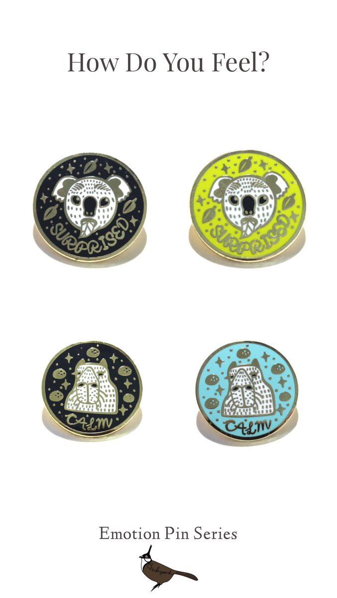 ritachung91's tweet photo. How do you feel? Here is a series of Enamel pins designed by me~ interested please check my ETSY shop: https://t.co/tCEiYBTzEY
.
.
.
#shiba #blobfish #koala #capybara #lovebirds #emotion #enamelpin #metalpin #lovelypin #pincollection #pincollector https://t.co/2prYhY77rD