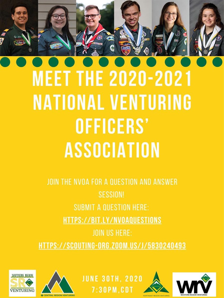 Join me and the rest of the NVOA tomorrow night! 💛🏕💛