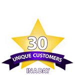 This stunning 30 Unique Customers in a Day #Flirt4Free badge looks great in my collection! https://t