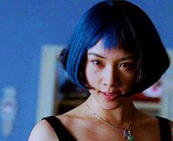 Never forget our girl who just wanted blue highlights only for them to be obliterated via a slap.
