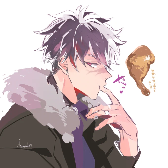 チキン食べた後に指吸ってくれ 