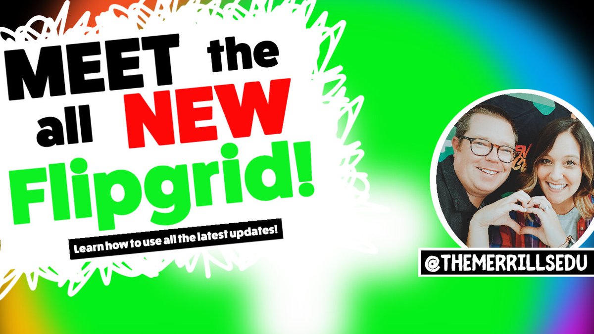 themerrillsedu's tweet photo. 🚨 NEW Flipgrid updates! 🚨

💥 Share your voice, thoughts, styles, and learning! 💥

Here’s what’s new, how it will all work, and what to expect!

👉 https://t.co/EGLsKbSn1N 

#FlipgridForAll #interACTIVEclass #BetterTogether #MicrosoftEDU https://t.co/Y7nXY8dNMs