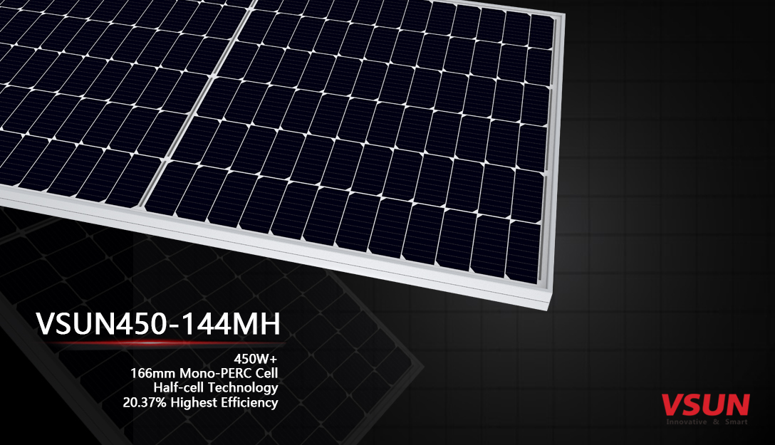 vsun_solar's tweet photo. 👉#VSUN450W+ production capacity is continuously increasing, ensuring a stable supply and customized service for global clients.
👉Adopting #166mm silicon wafers with multi-busbar and PERC Half-cell technology, the VSUN450W+ provides client with long-term sustainable returns. https://t.co/KrPaVYccvr