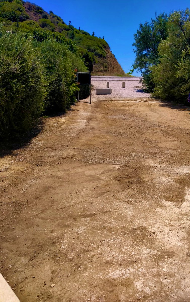 bnbgundogan's tweet photo. @CWGC #AriBurnuCemetery replacing geotextile beneath the gravel entrance to fight against the weeds without using chemicals. #EcoCharter #ChemicalReduction @Bennett22David @DMaekelberg @canbaycan60 https://t.co/ljvvbXmd8f