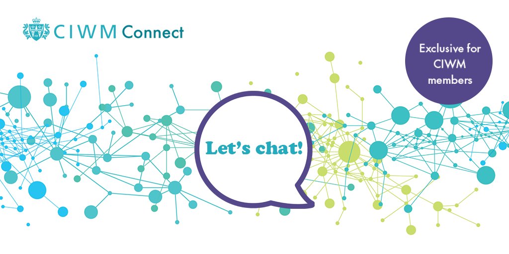 CIWM's tweet photo. Exclusively for CIWM members, CIWM Connect is a vibrant virtual community where members can share ideas and advice, solve problems, ask and answer questions and, above all, connect with each other. Explore #CIWMConnect today: https://t.co/eMR257px1P #CommunityCarriesOn https://t.co/9v18eGbomQ