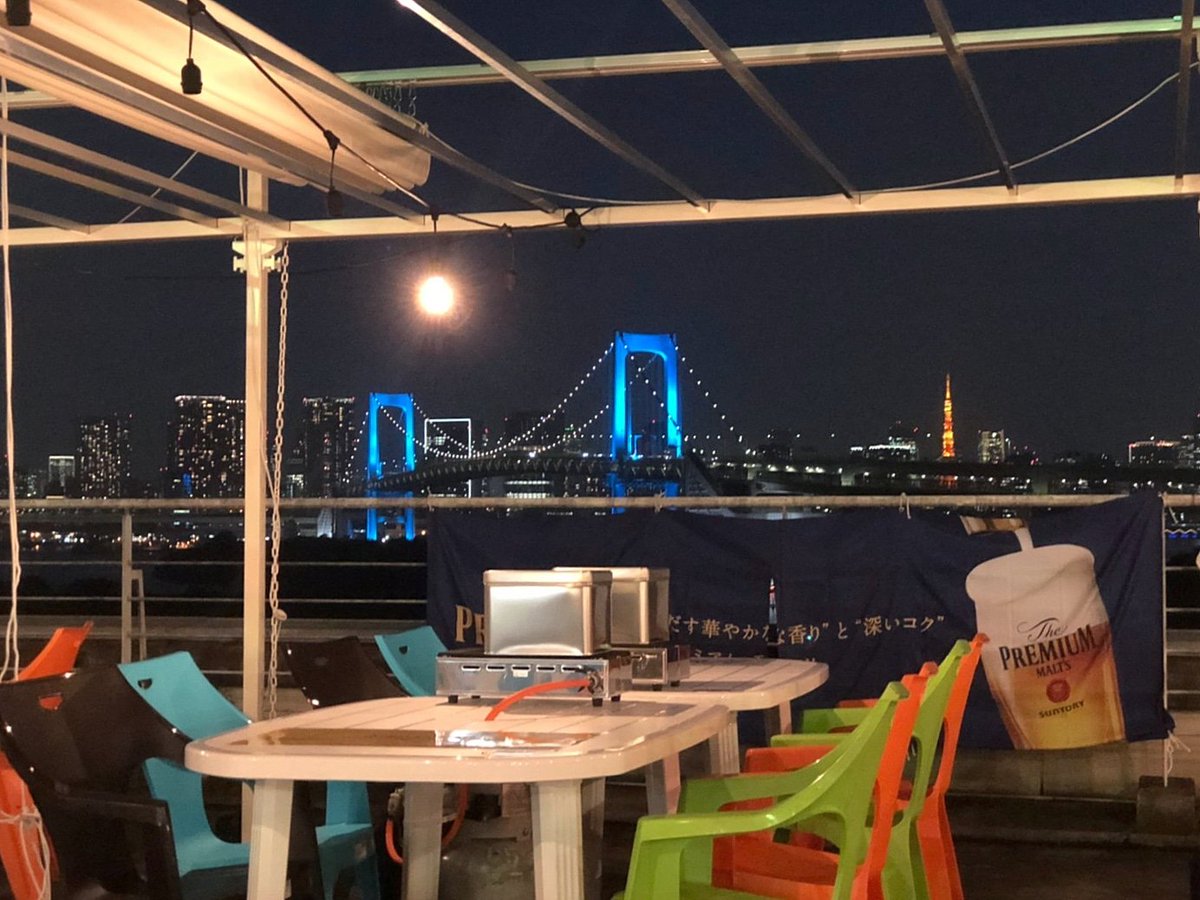 公式 やっぱり貝が好き 魚群探知機 בטוויטר 今日はあいにくの雨ですが普段ならこんなに綺麗な東京の夜景を見ることができます この景色にビールの相性は抜群です デックス東京ビーチシーサイドモール６階でお待ちしております お台場bbq お台場 グルメ