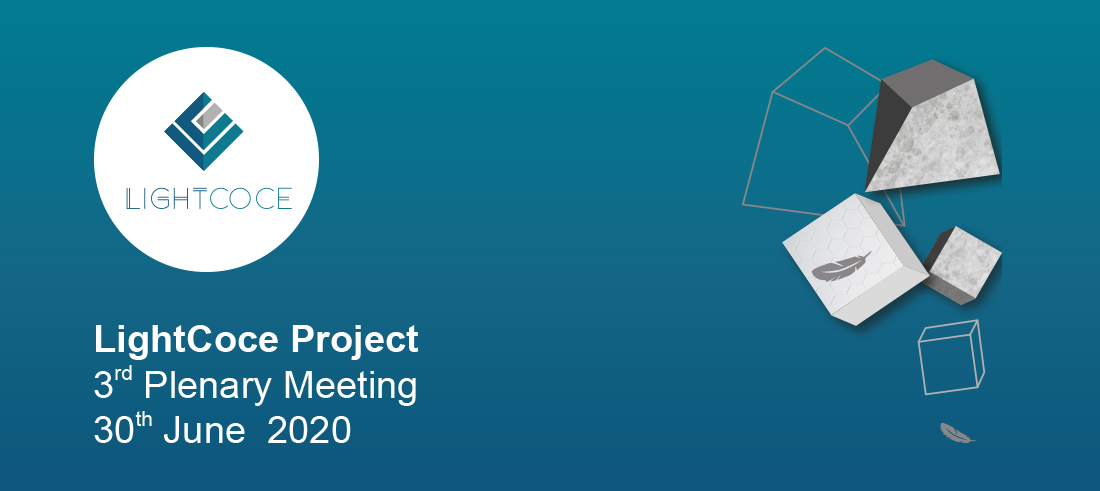 Today starts the 3rd Plenary Meeting of the LightCoce Project, the first one held remotely. 

Aim of the project is the creation of an Ecosystem for applied research on lightweight ceramics and concrete. 

#H2020 #LightCoce #EU #innovation #lightweight #materials
