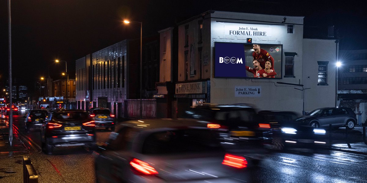 AlightMediaUK's tweet photo. BOOM! @NIVEAMENUK are the proud sponsors of the newly crowned #PremierLeague Champions @LFC 🏆 Featuring on @AlightMediaUK's new screens around #Liverpool - @Posterscope #DOOH https://t.co/0OYoBwmXjA